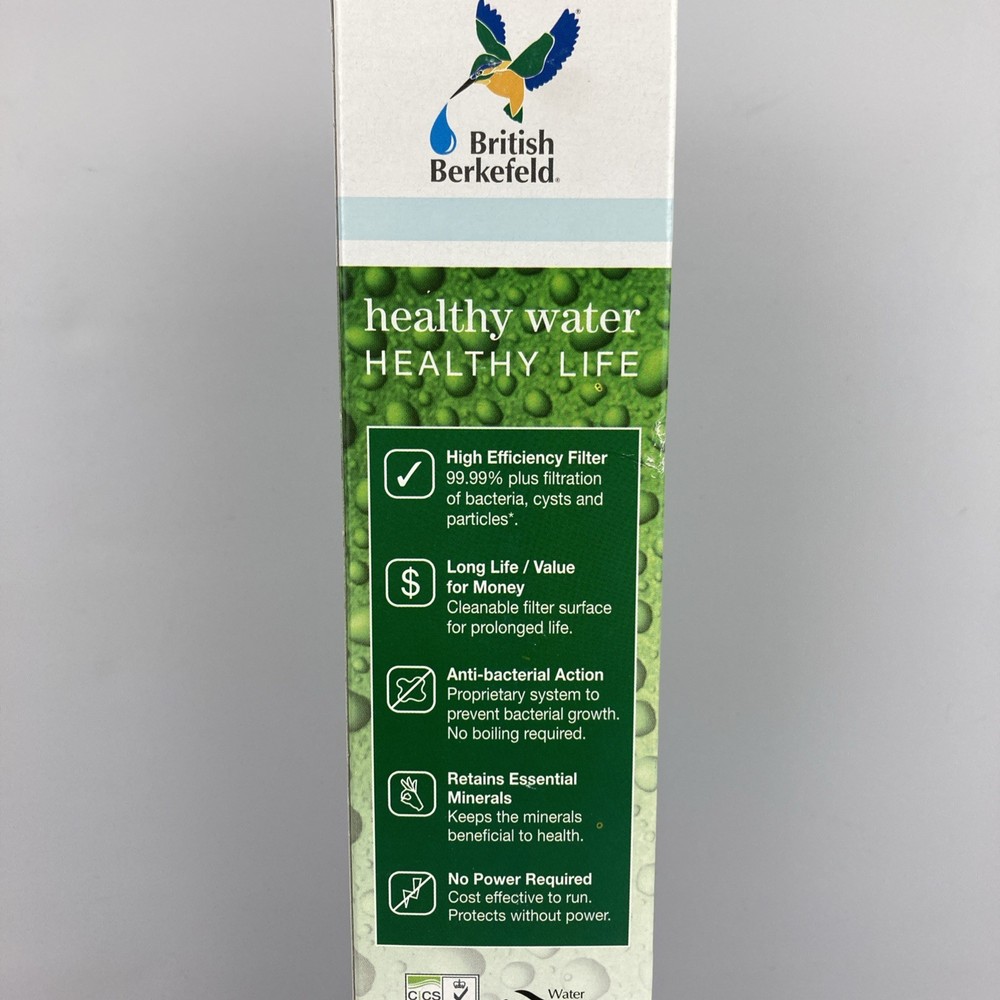 British Berkefeld Super Sterasyl Ceramic Water Filter Candle Gravity System