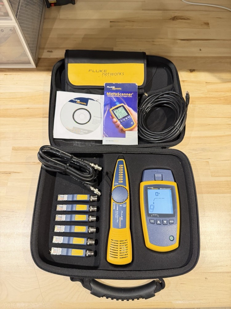 FLUKE NETWORKS MS2-KIT MICROSCANNER 2 & INTELLITONE PRO200 CABLE TEST KIT