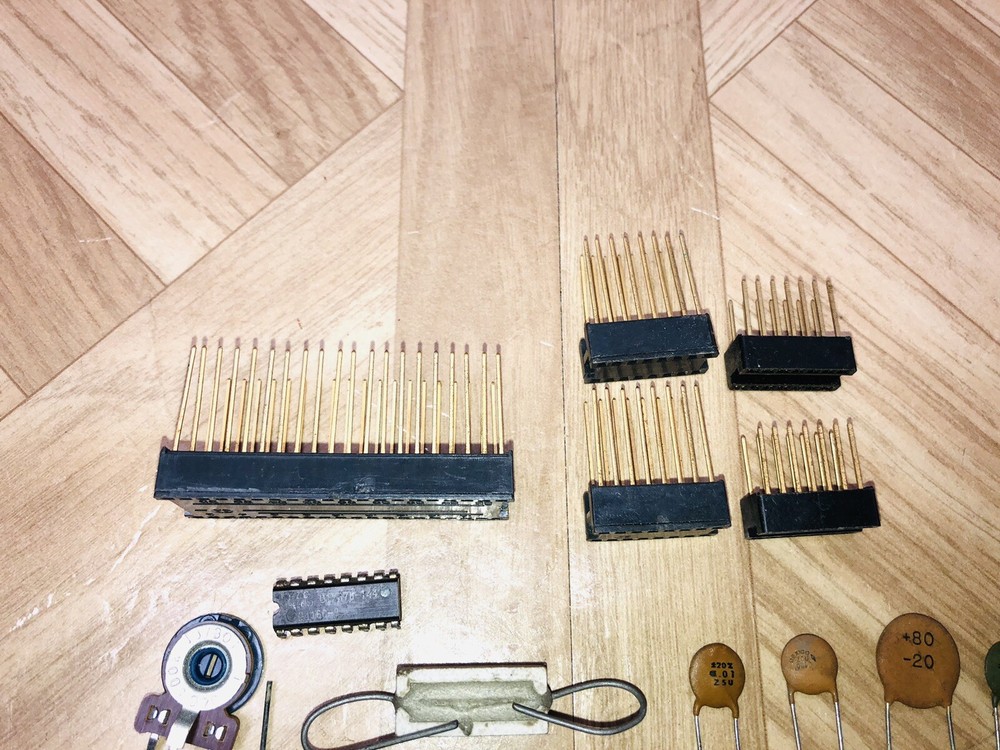 Lot Electronics Ceramic Disc Capacitors Dip Socket Power Diode Resistor NEC Chip