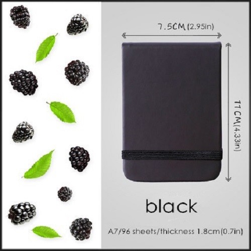 PU Leather Pocket Mini Notepad Students Memorandum Journey Office Notebook Gift