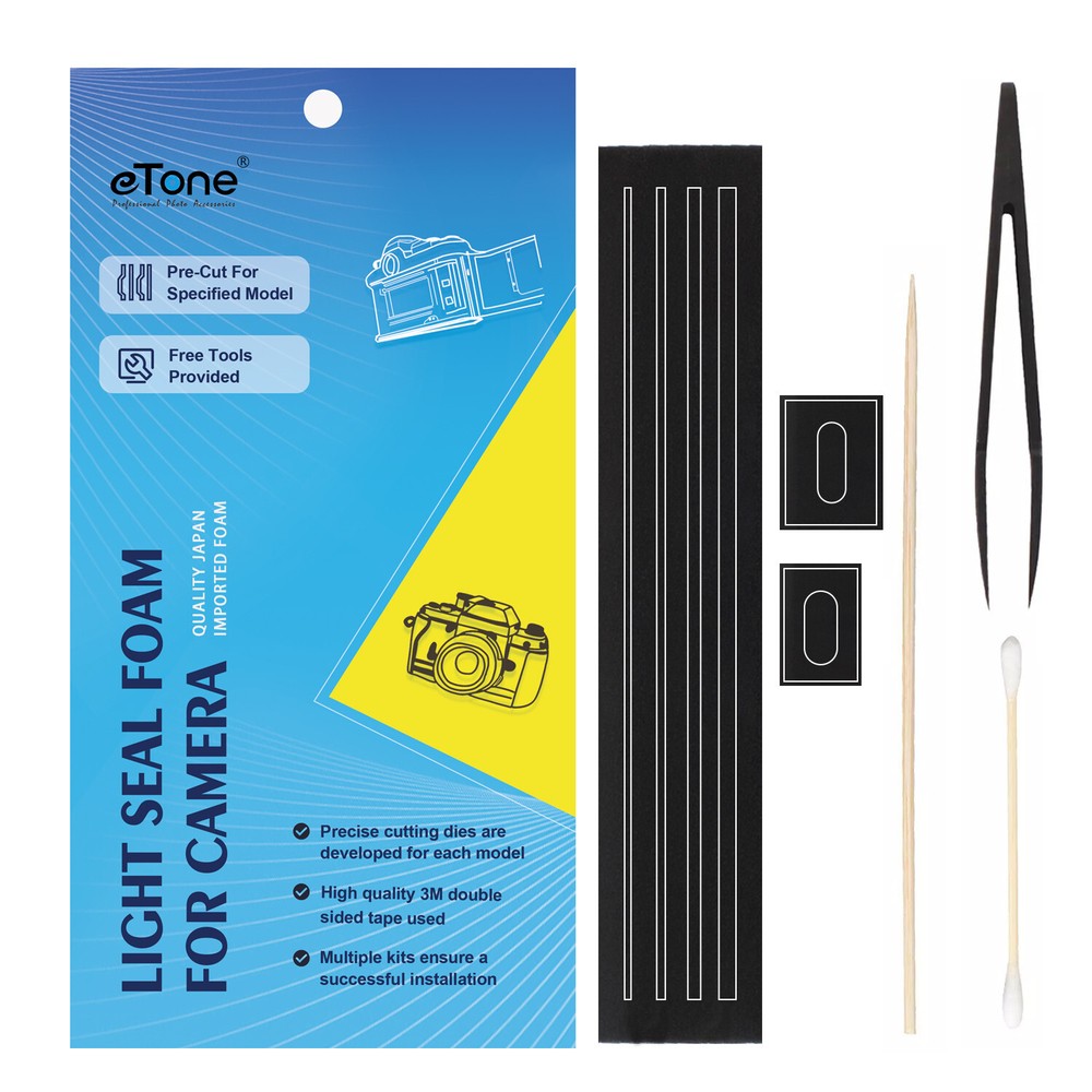 3Sets String/Strip Type Backdoor Light Seal Foam Sponge For Point Shoot Camera