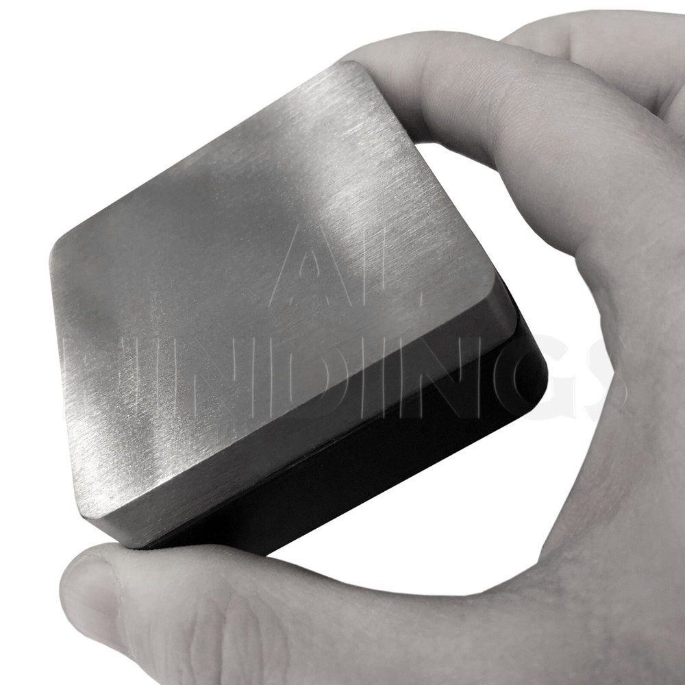 Solid Steel Rubber Dapping Doming Bench Block Anvil 65mm x 65 x 25mm Craft tool