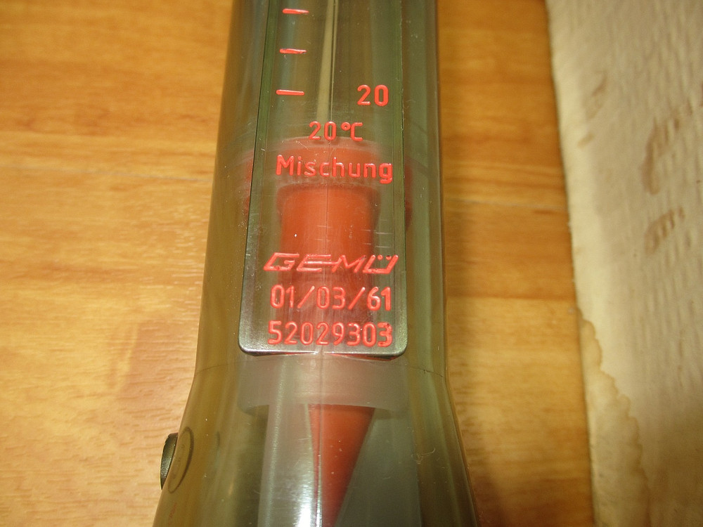 GEMU 260GPH *NEW OLD STOCK* Flow Meter Flowmeter