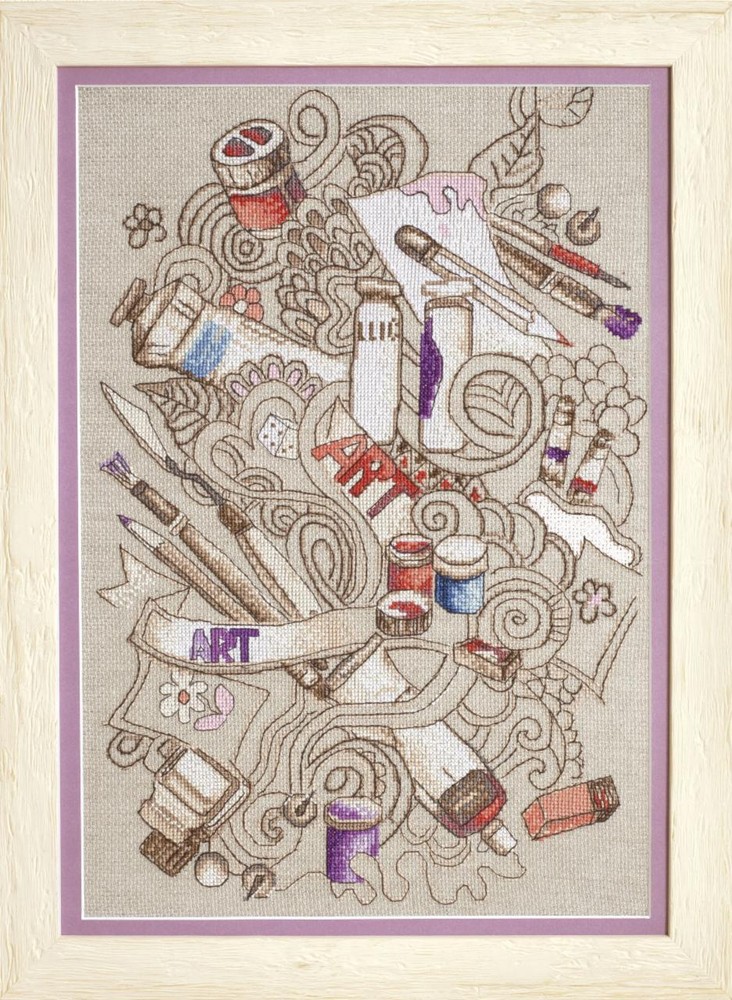 DIY Counted Cross Stitch Kit "Creative inspiration"