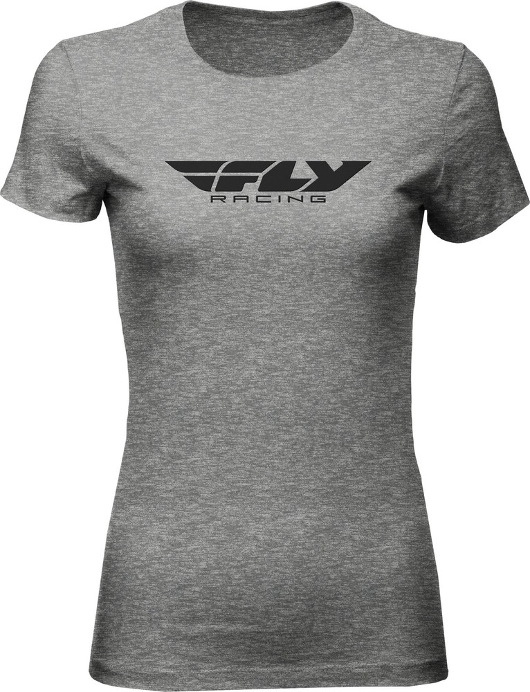 Fly Racing Women's Corporate Tee (2021) Md Dark Grey Heather