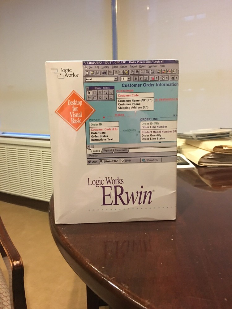$10,000 ERwin/Desktop For Visual Basic And ER/Desktop For PowerBuilder.Brand New