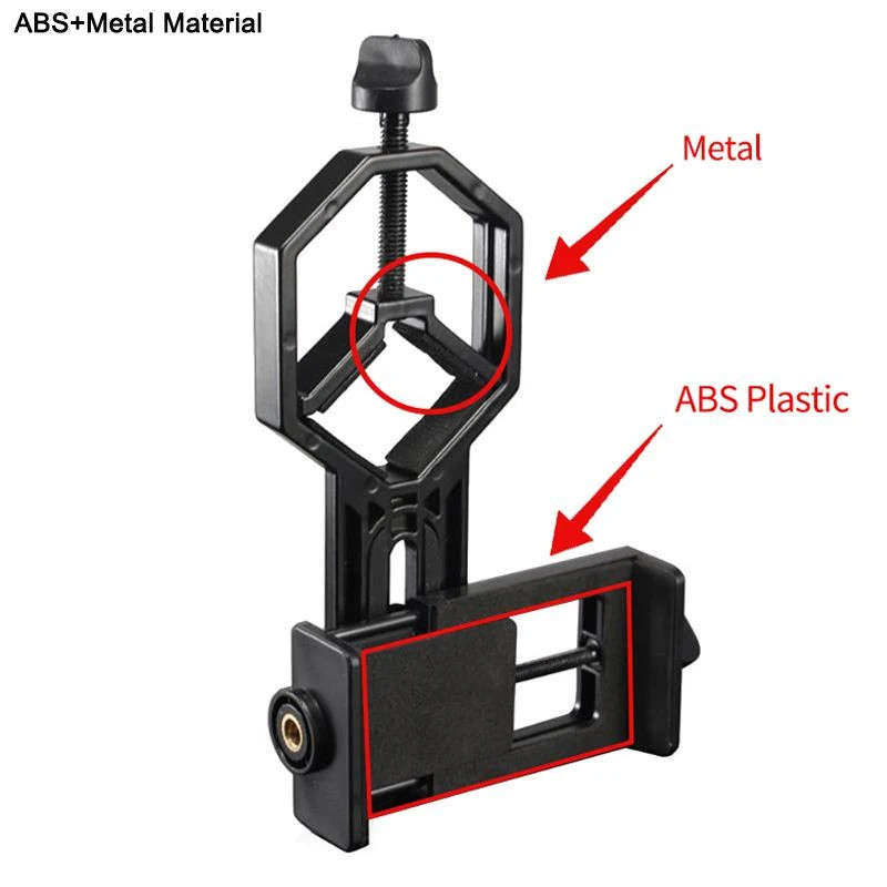 Universal Phone Adapter Mount Telescope Mount for Telescope Microscope Spotting