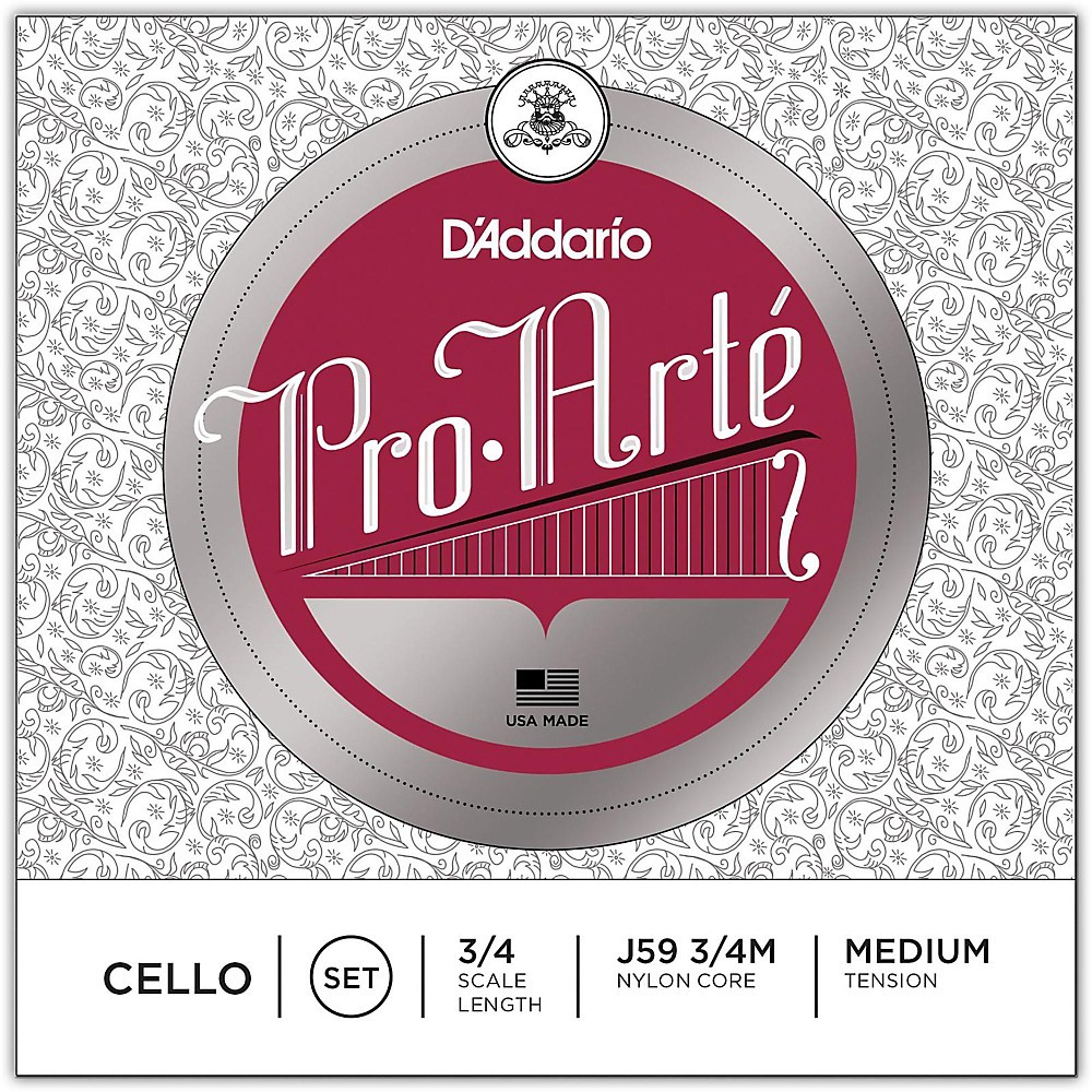 D'Addario Pro-Arte Series Cello String Set 3/4 Size