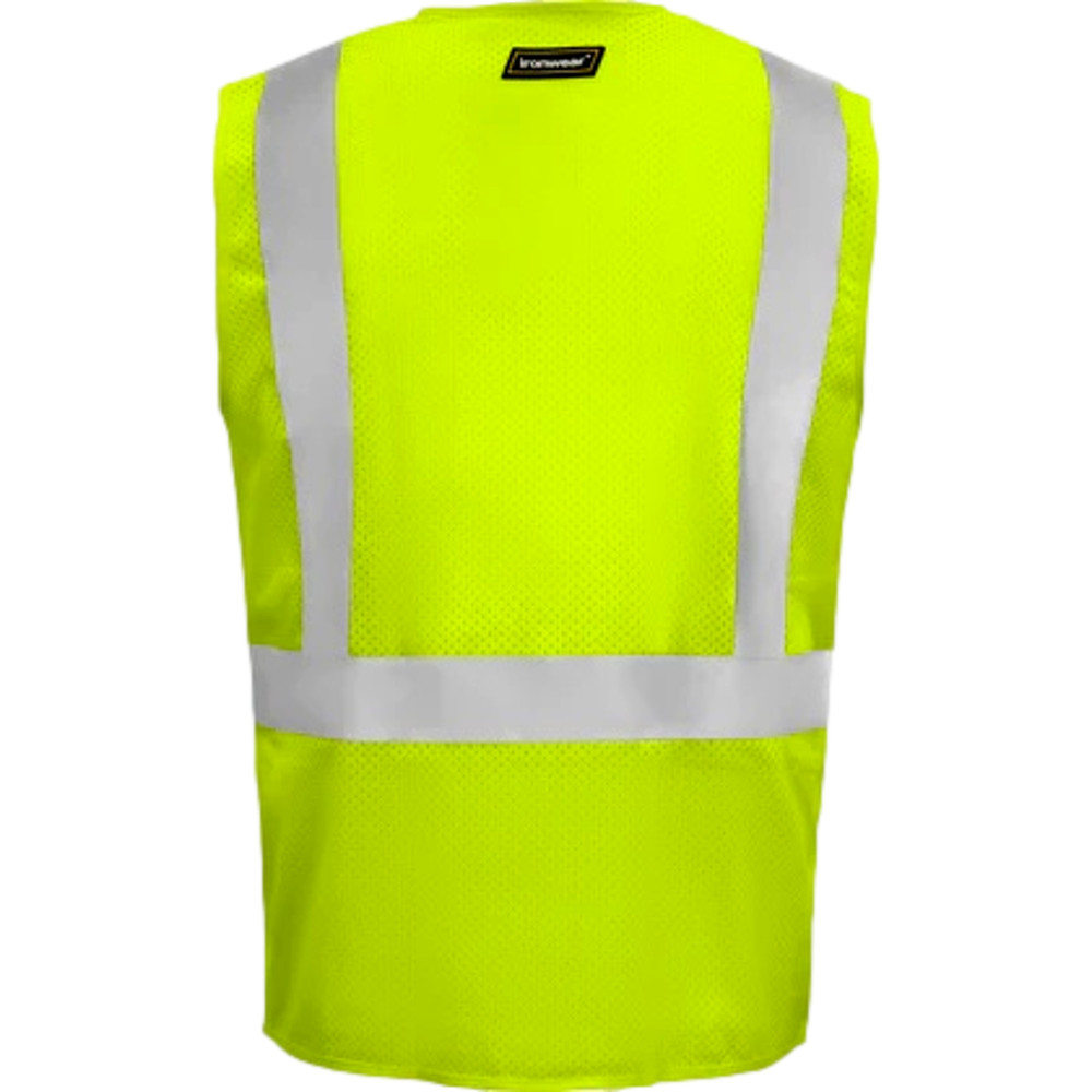 VEST FR POLY MESH LIME 1284FR-L