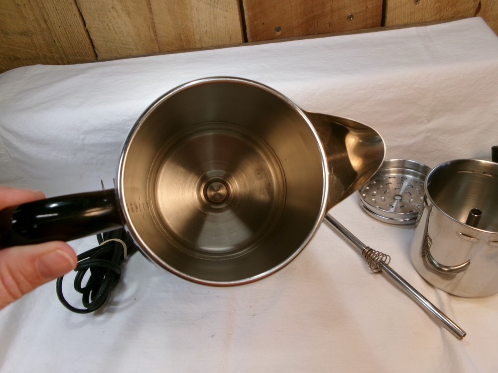 Vintage Farberware Superfast Fully Automatic Percolator Coffee Maker ~ Untested