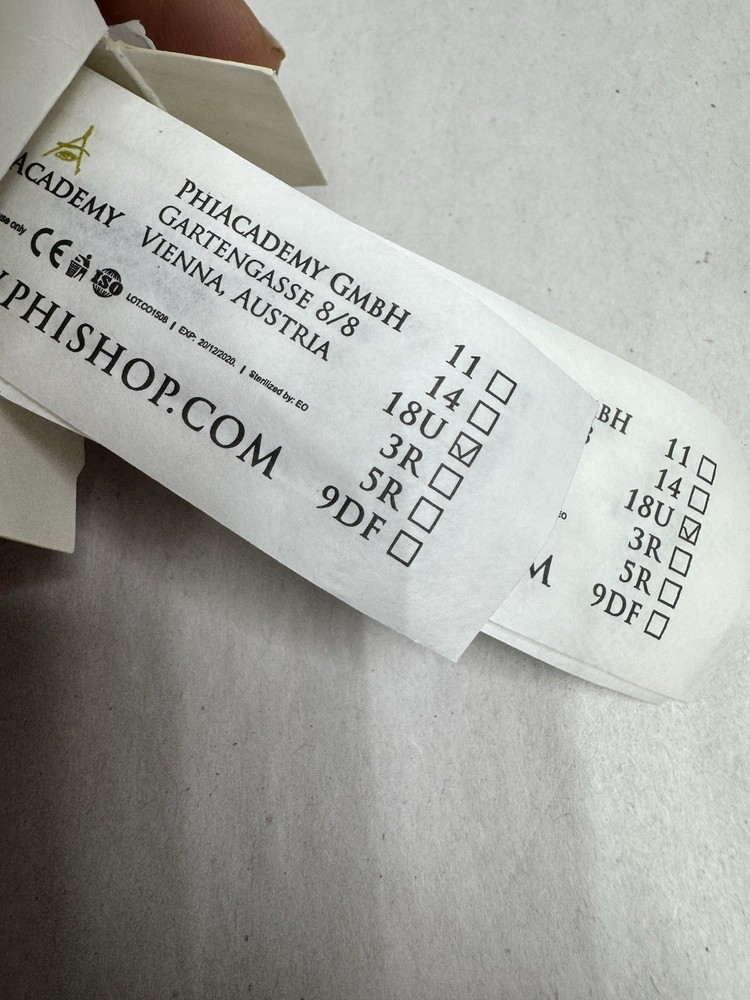 Phi Brows Microblading BLADES 18U 50pcs box