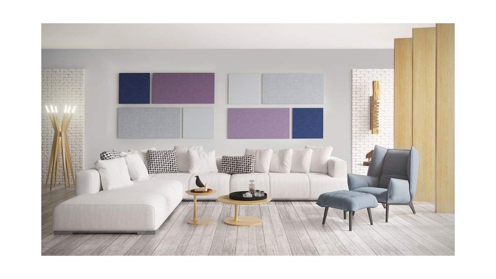 ADW Acoustic Panel Rectangle – 48” X 24” X 2” Stream (FR