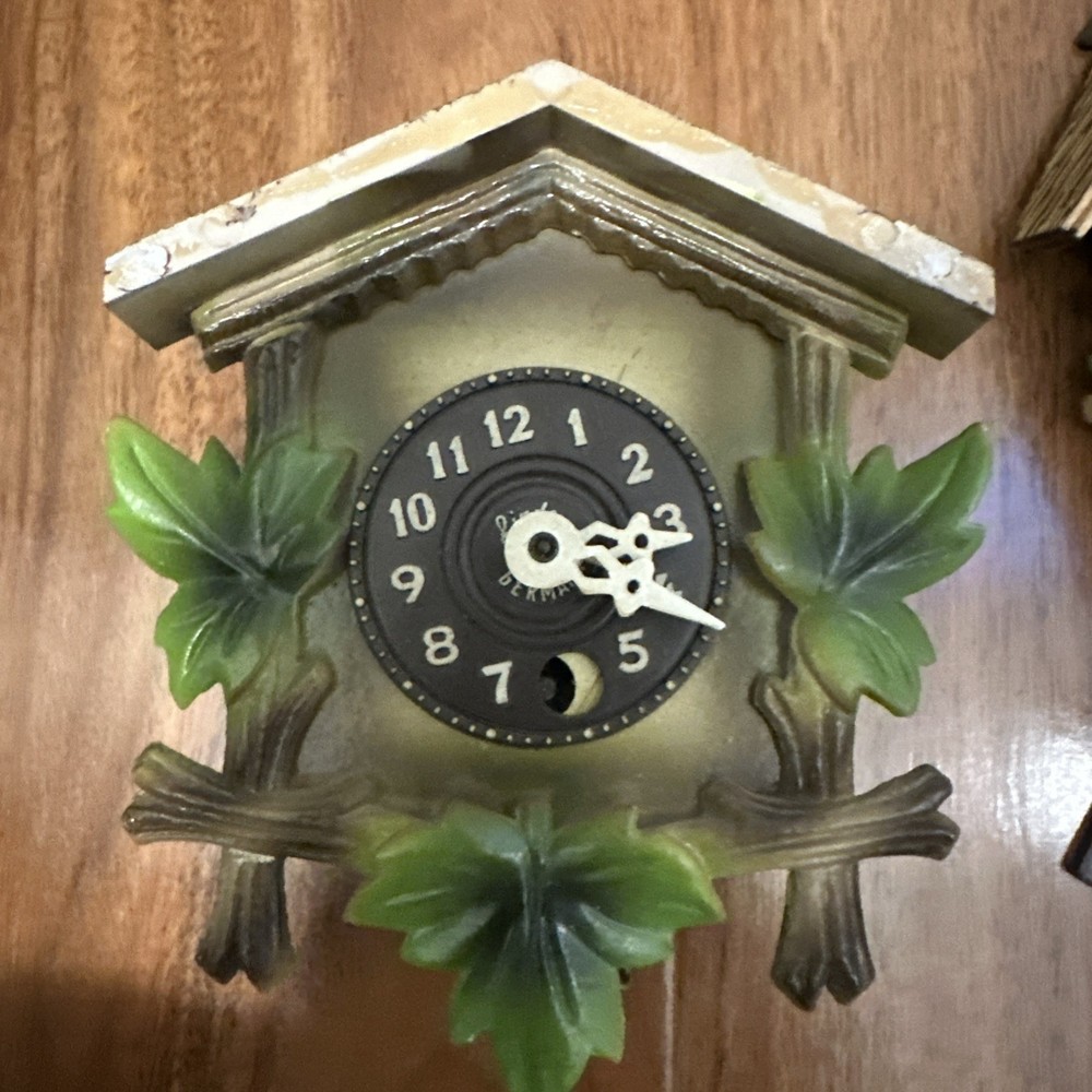 2 vintage cuckoo clock Germany . Parts.