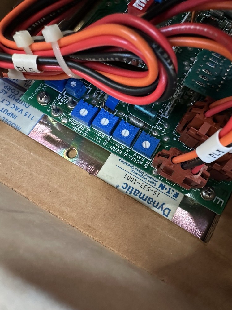 New Eaton Dynamatic Model 4000 Controller, part #15-533-1001, panel mount