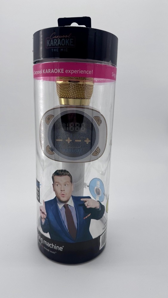 Singing Machine Carpool Karaoke Microphone New Open Box