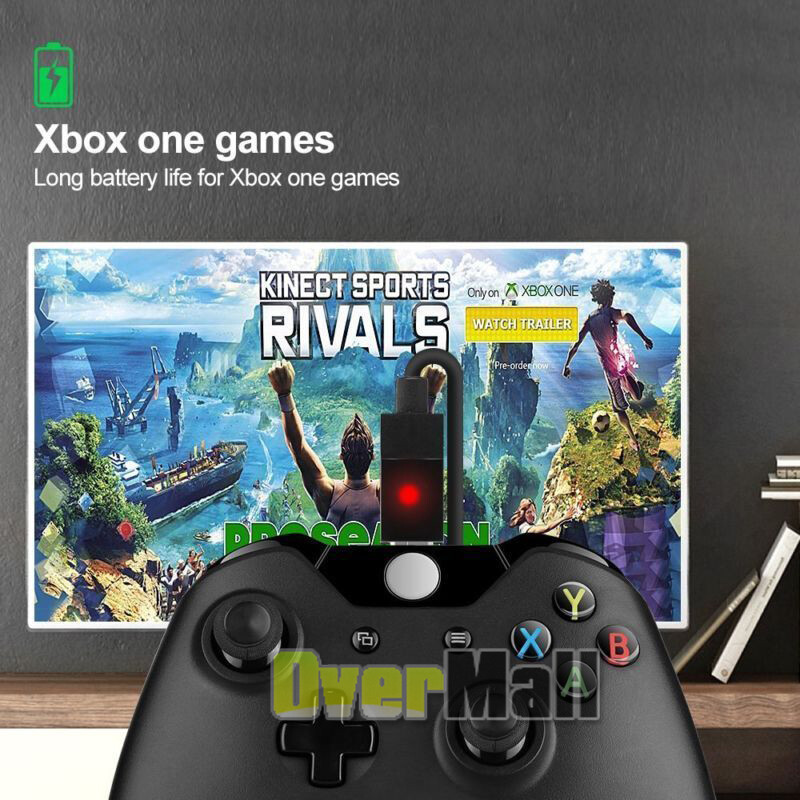 For Microsoft Xbox Play & Charge Rechargeable Controller Micro-USB Cable Kit