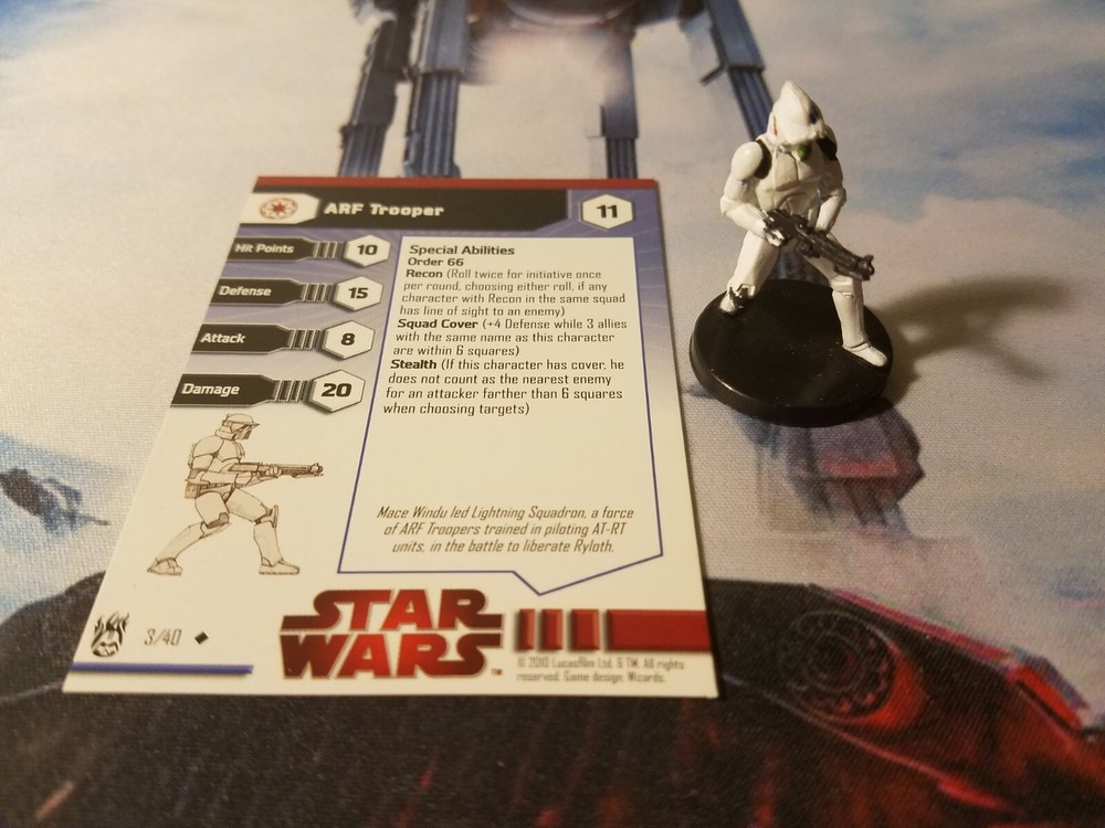 Star Wars Miniatures Dark Times 03 ARF Trooper