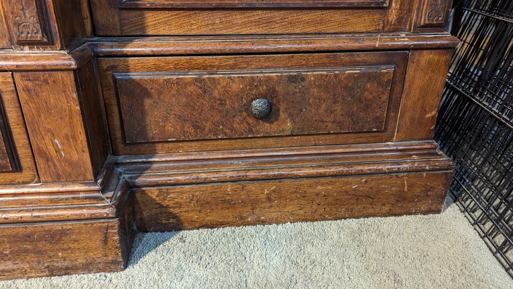 antique bookcase cabinet