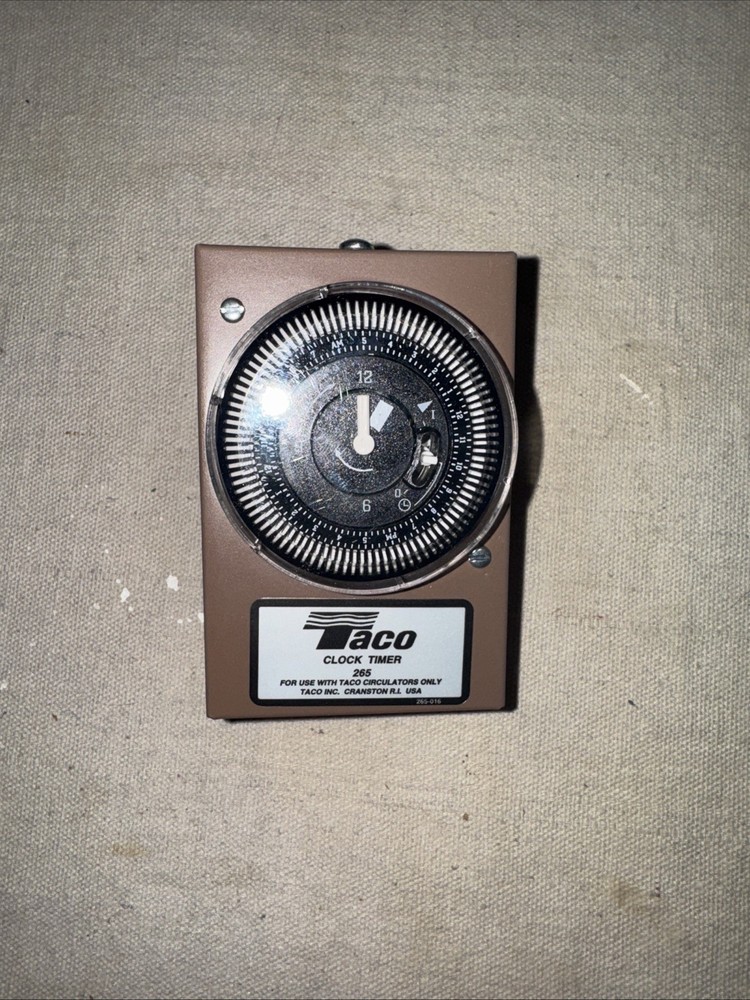 Taco 265 Analog Clock Timer 115v 5amps