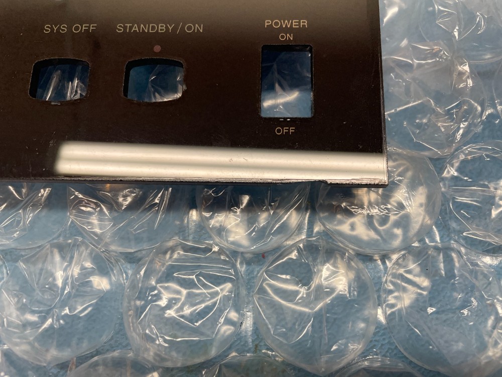 McINTOSH MHT200 FRONT PANEL -- HAS A CHIP ON THE BOTTOM RIGHT AND TOP RIGHT