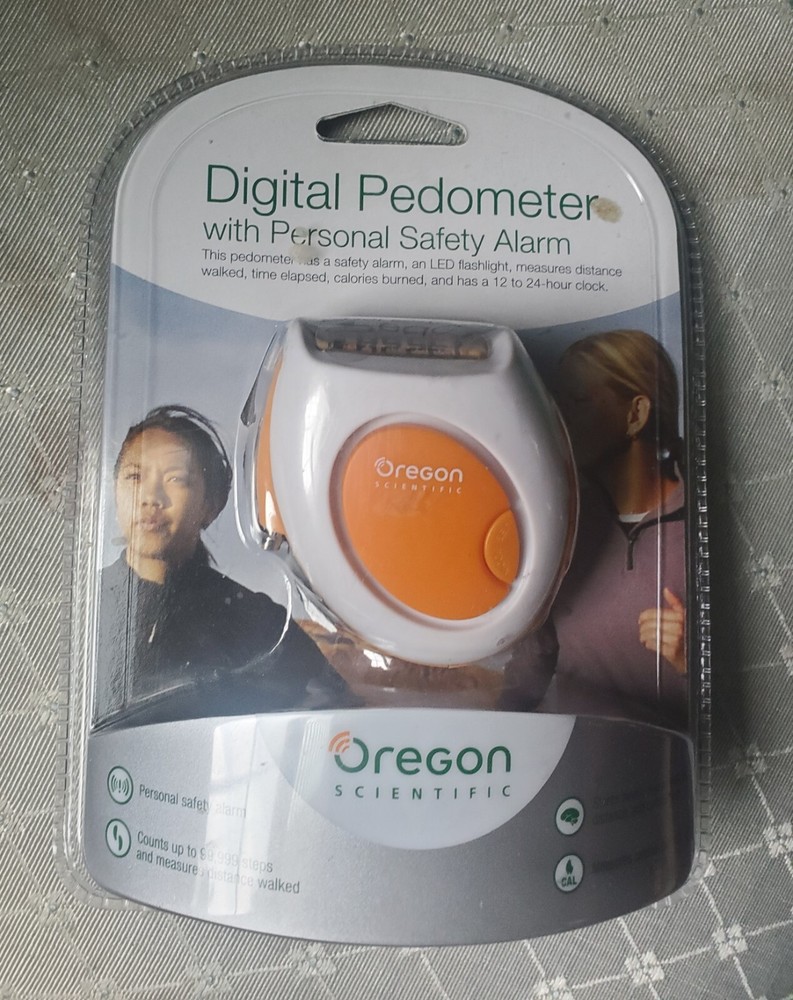 Oregon Scientific PE828 Pedometer with Panic Alarm