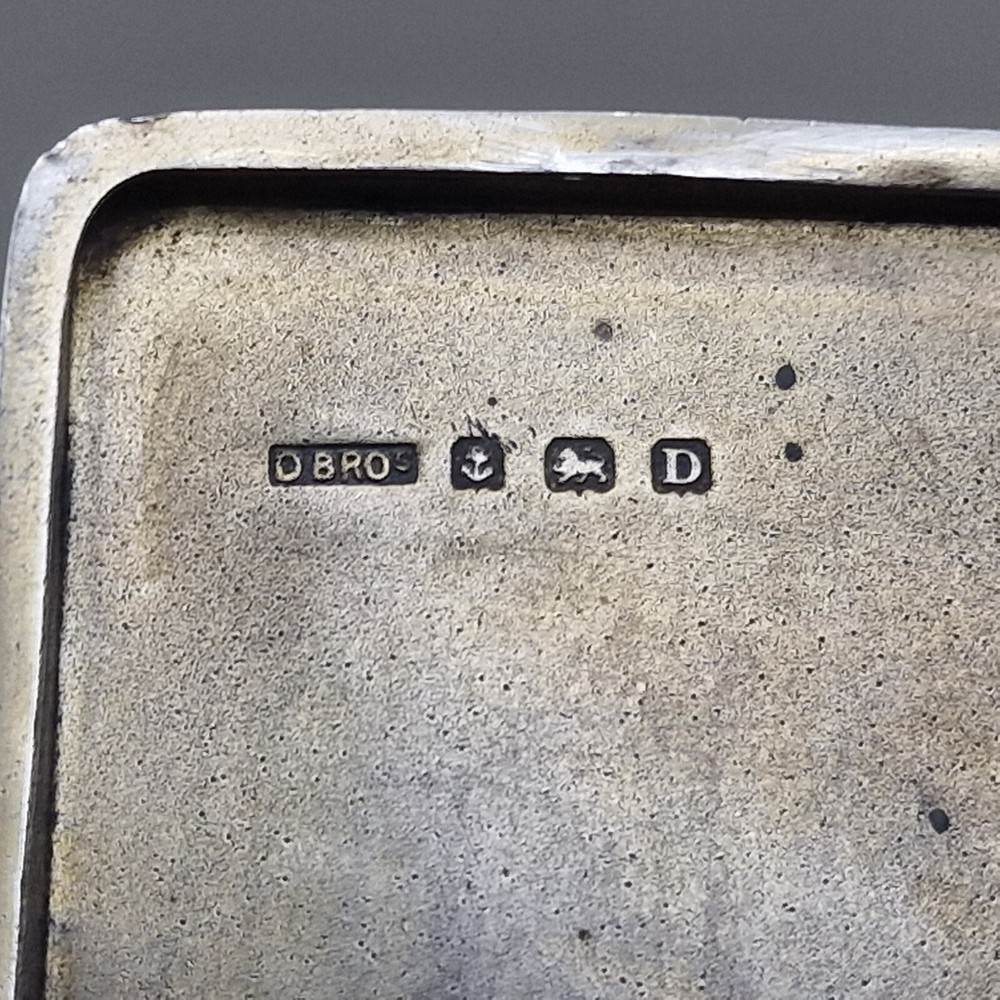 Sterling Silver Matchbook Case by D Bros 1928