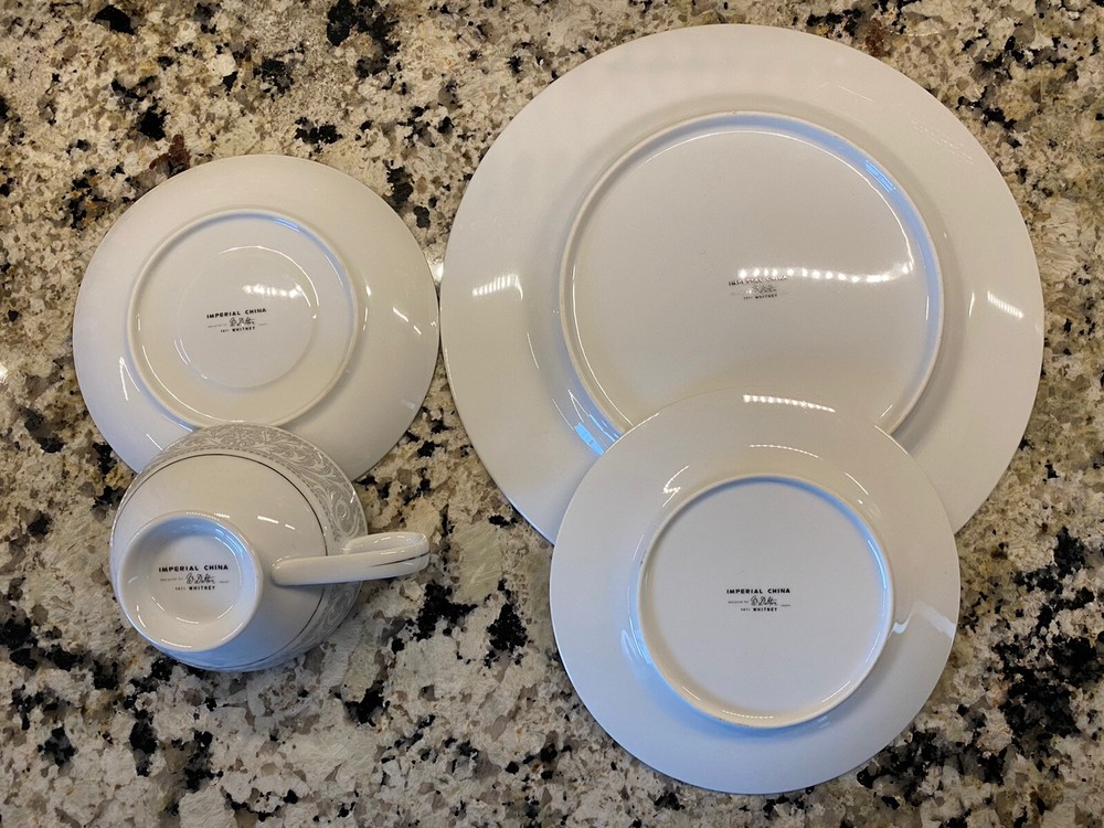 W.M. Dalton Imperial Fine China 4 pc plate setting