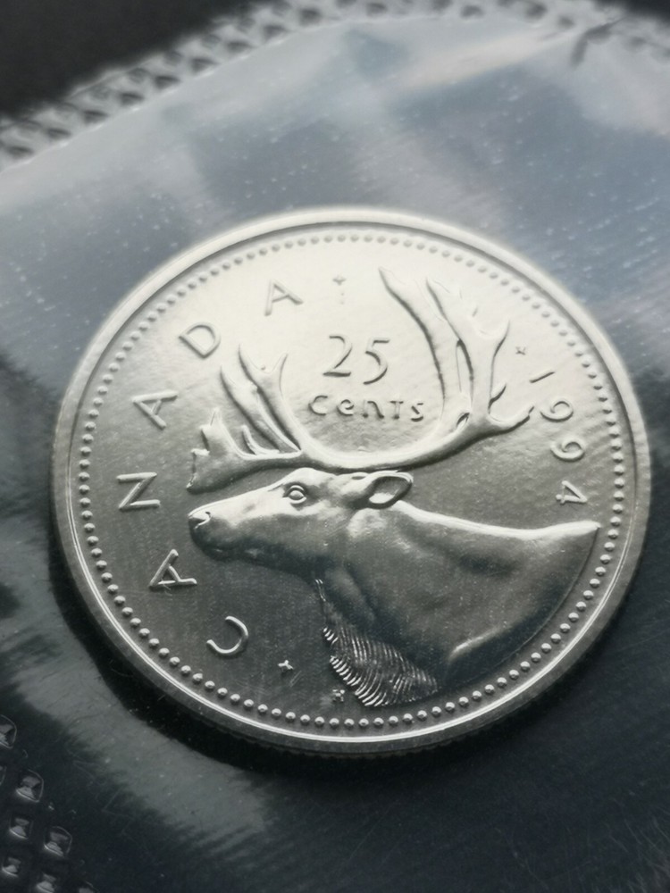 *** CANADA  25  CENTS  1994 ***  SEALED  PROOF  LIKE  ***
