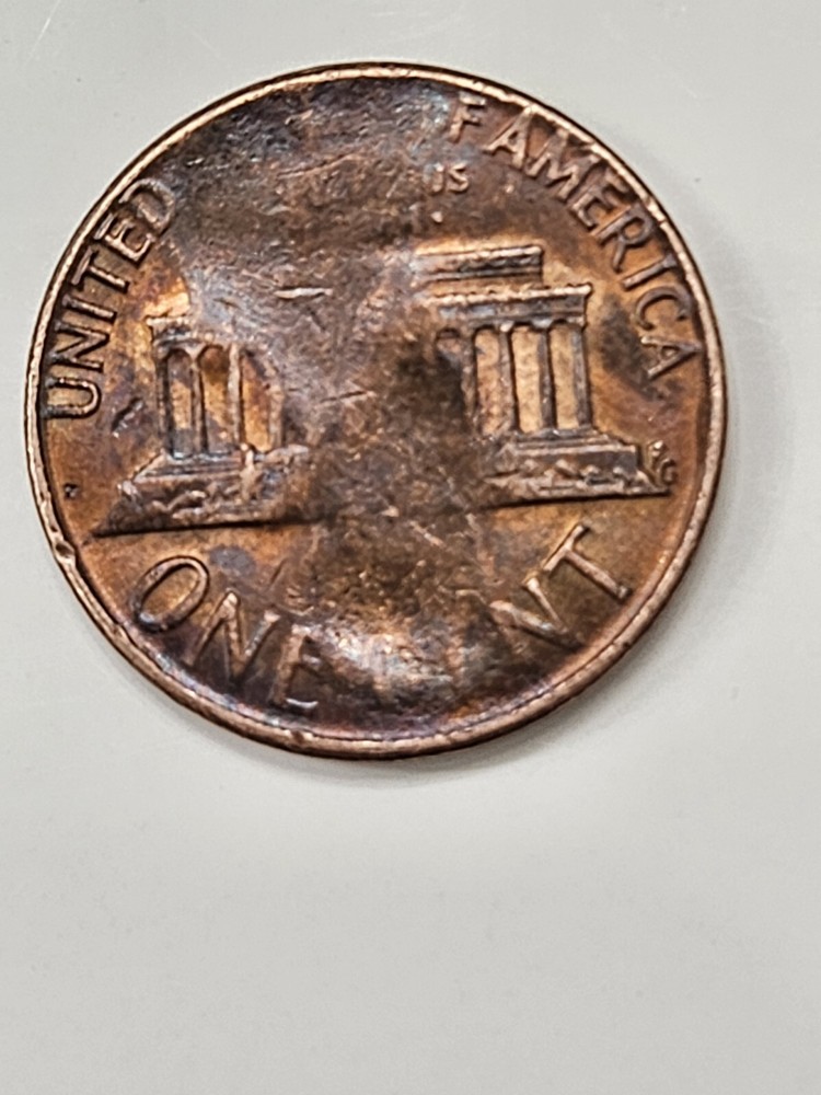Rare 1973 D - Double Struck, & Struck Through Lincoln Cent