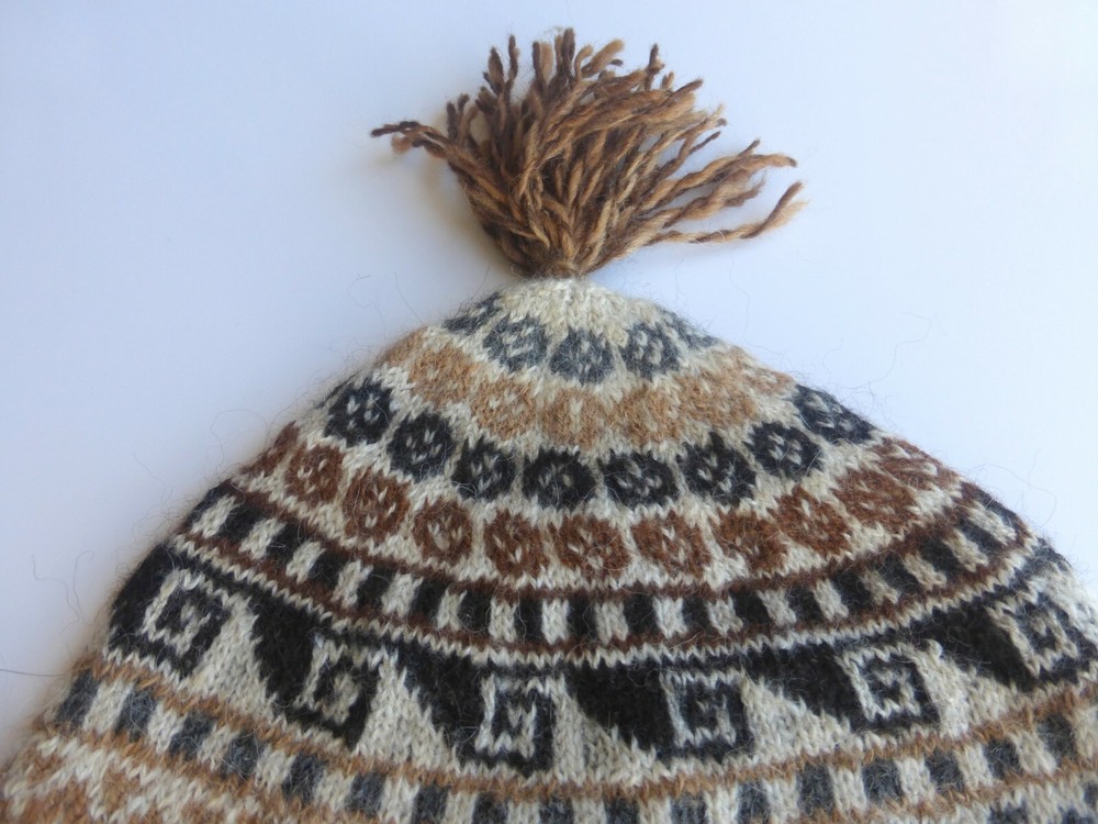 Peruvian Andean Mountain Shaman Chullo Hat
