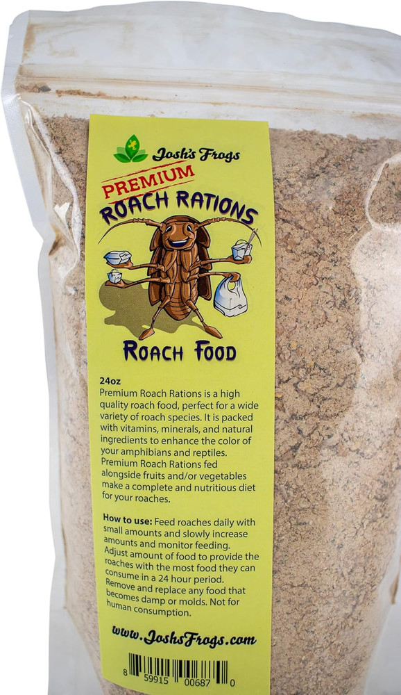 Josh'S Frogs Roach Rations Premium Roach Food (24 Oz)