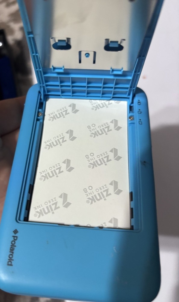 Polariod Snap Instant Camera - Blue UNTESTED