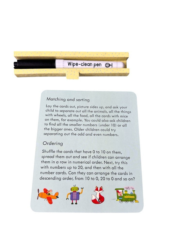 Usborne Wipe Clean Number Cards