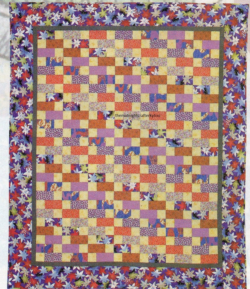 East Meets West Quilt Pattern Pieced MH