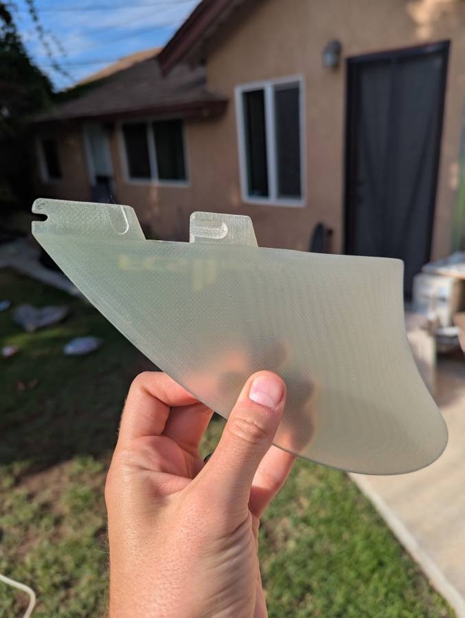 FCS Retro Keel Single Right Fin