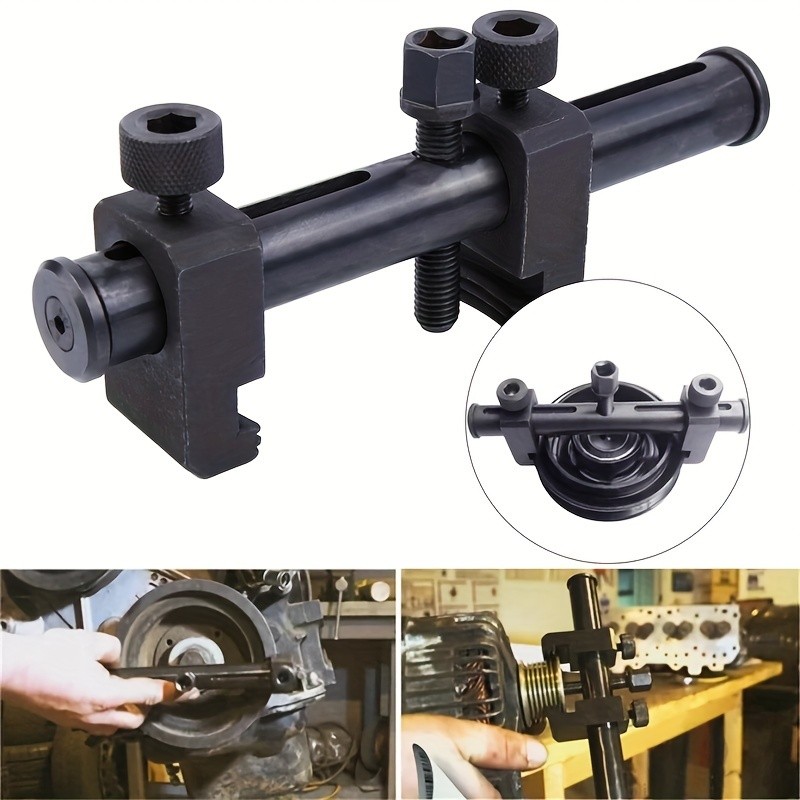 Crankshaft Pulley Removal Tool, Harmonic Balancer Pulley Puller Adjustable Tool