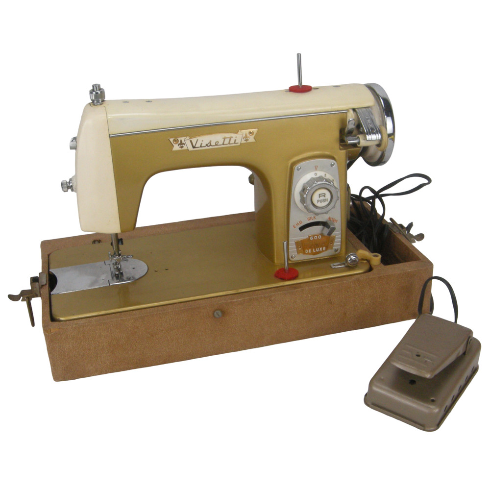Visetti 600 Precision Push Button De Luxe Sewing Machine Pedal Case