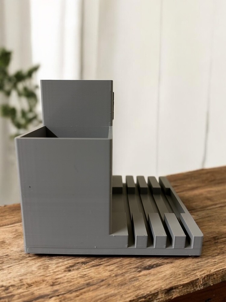 Quilt ruler and Sewing Notion Holder