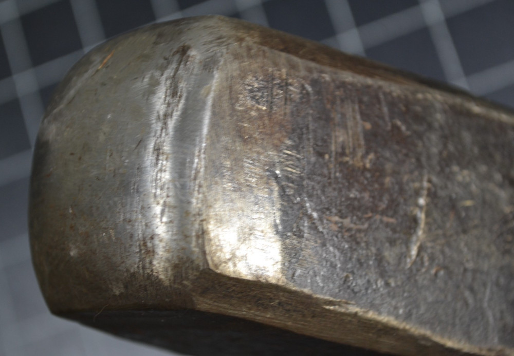 ROBINS - 13# BLACKSMITH MADE ROUNDING HAMMER WITH CUSTOM MADE HANDLE