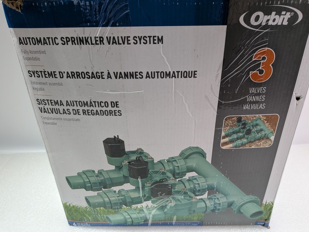 Orbit 57253 3-Valve Heavy Duty Preassembled Manifold