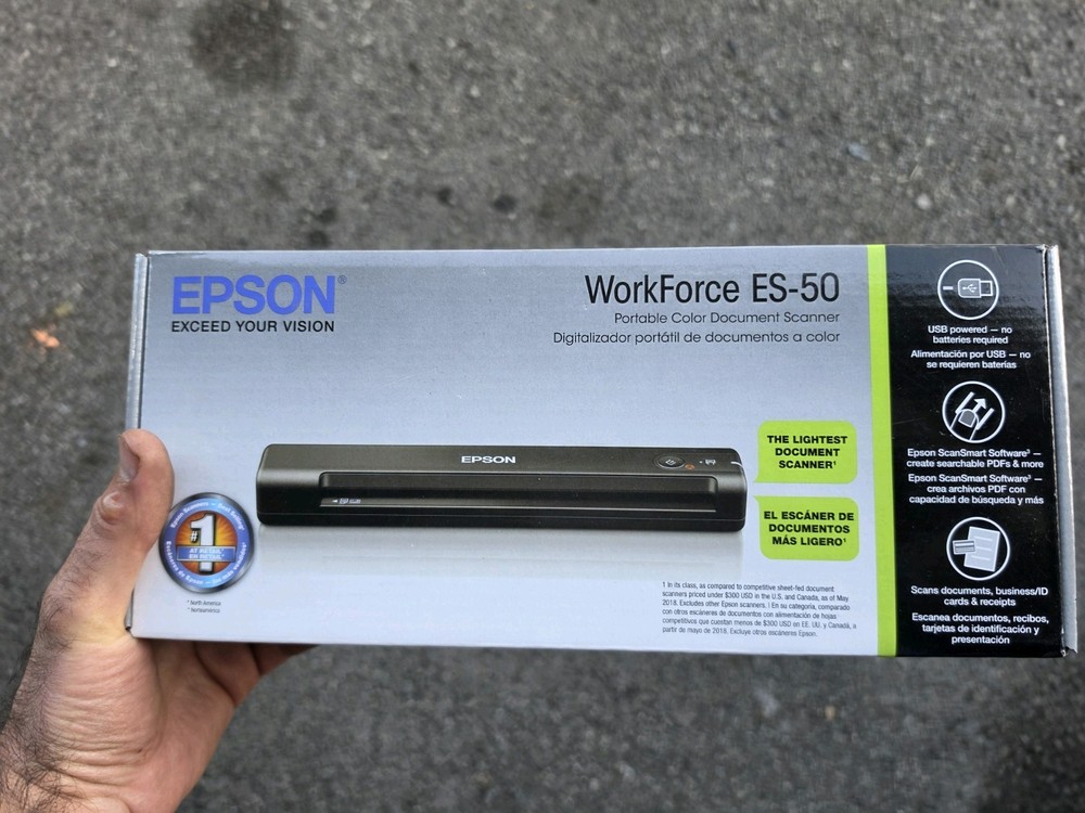 Epson WorkForce ES-50 portable document scanner