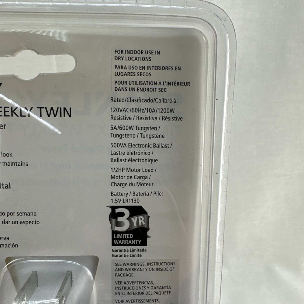 Stanley Timermax Programable Digital Indoor Weekly Timer NEW