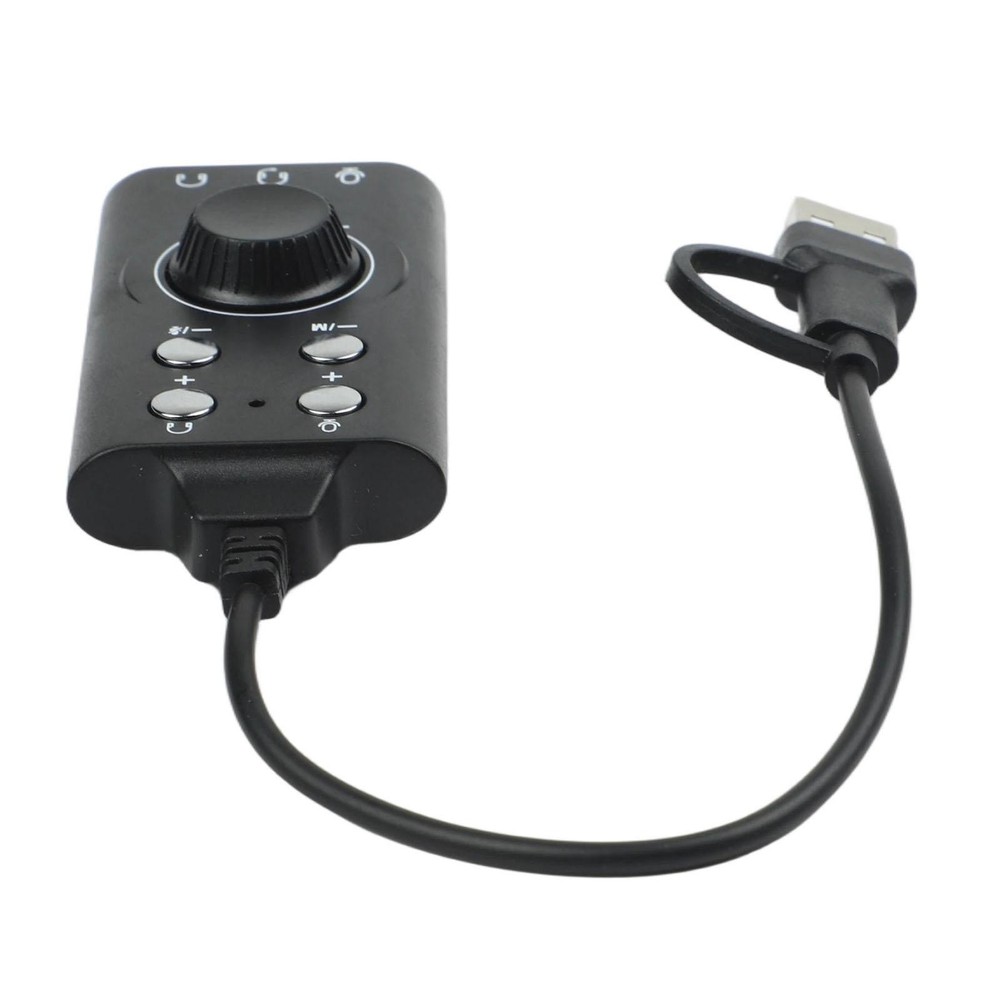 USB USB C Adapter for 3 5mm Audio with Built in Volume Control Feature