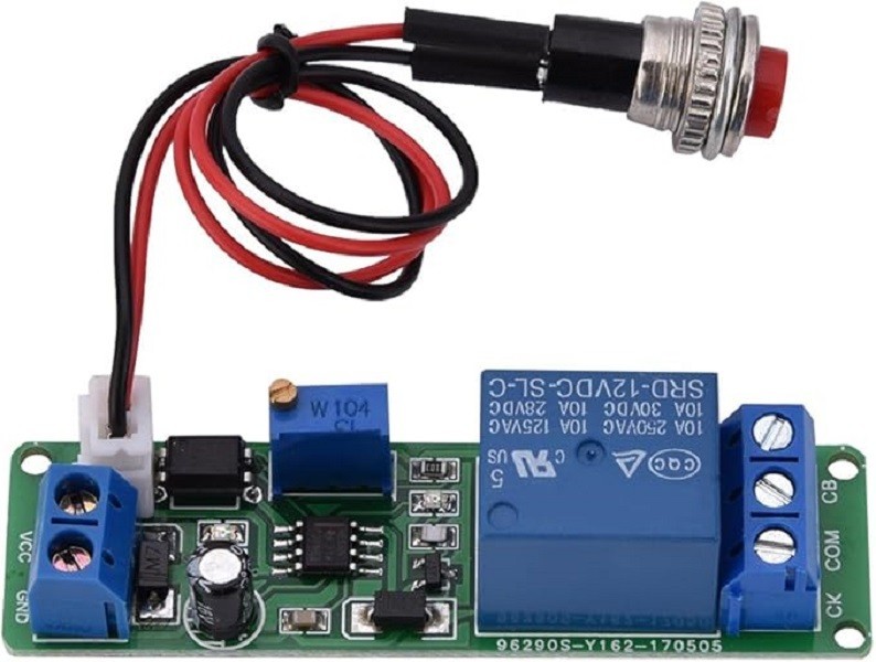 Time Delay Relay, DC 12V Timer Module Adjustable Timer Delay Turn Off Module Tim