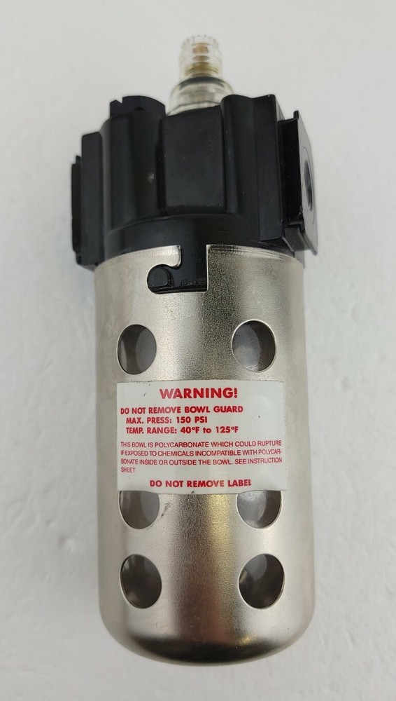 Arrow Pneumatics L352 Lube Poly Bowl 1/4" - Missing A Plastic Cap