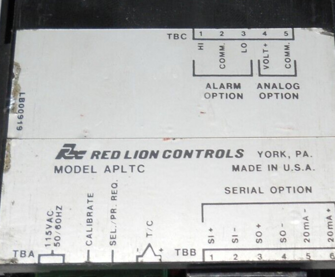 RED LION APLTC405 PANEL METER MODULE