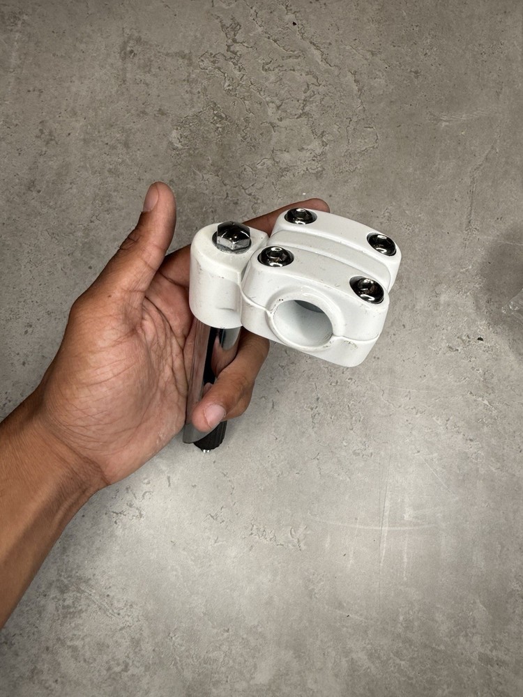 BMX 1" QUILL STEM White