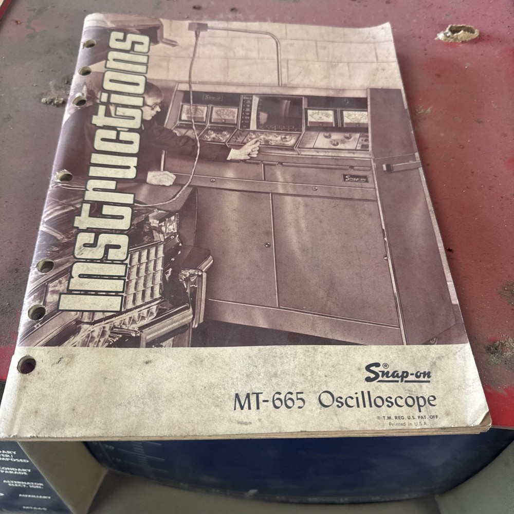 Snap on MT 665 Engine Tester