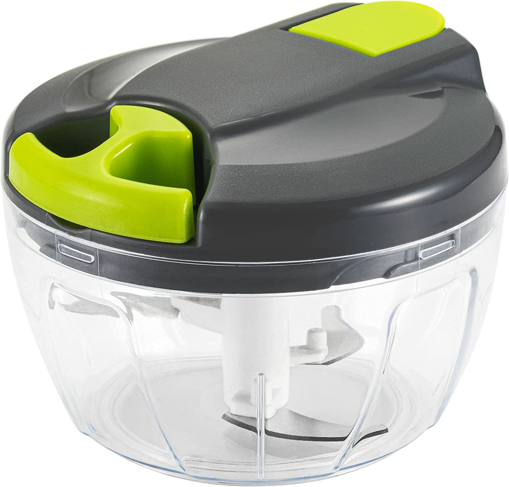 Effortless Manual Food Chopper & Processor - Perfect Kitchen Gift (Green)
