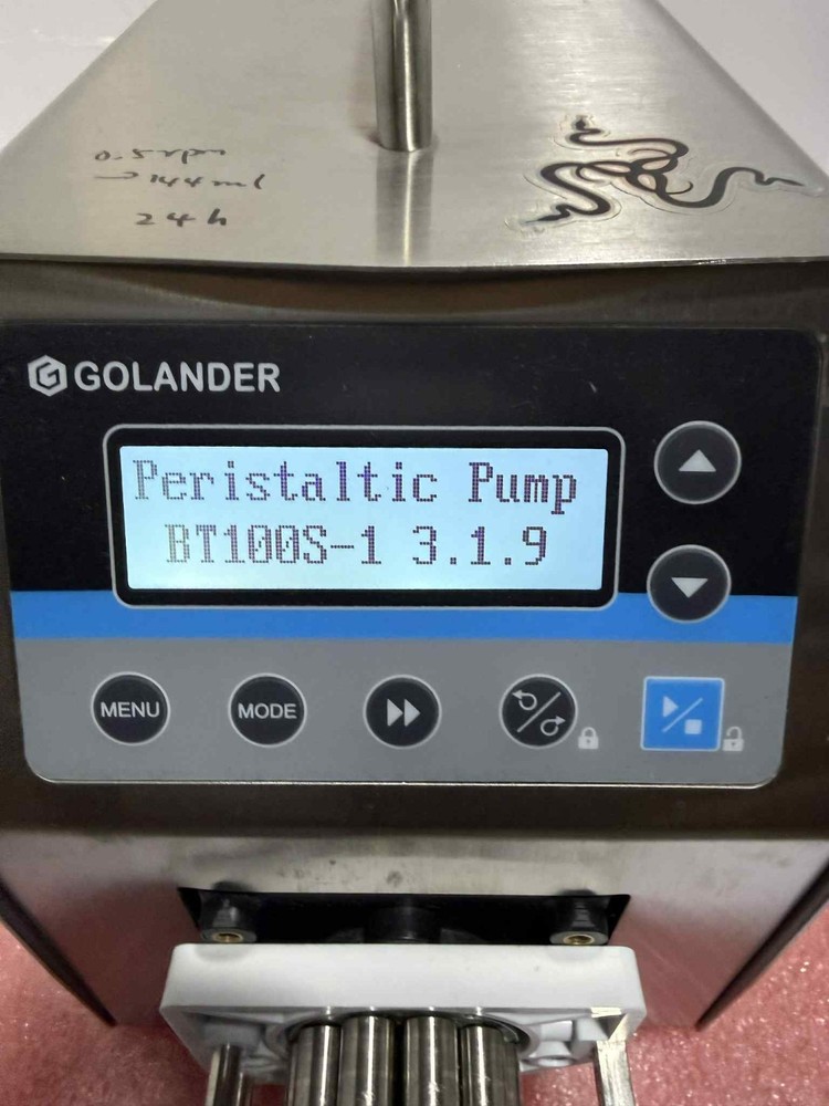 Golander Variable Speed Peristaltic Pump BT100S with DG Multi Channel Pump Head